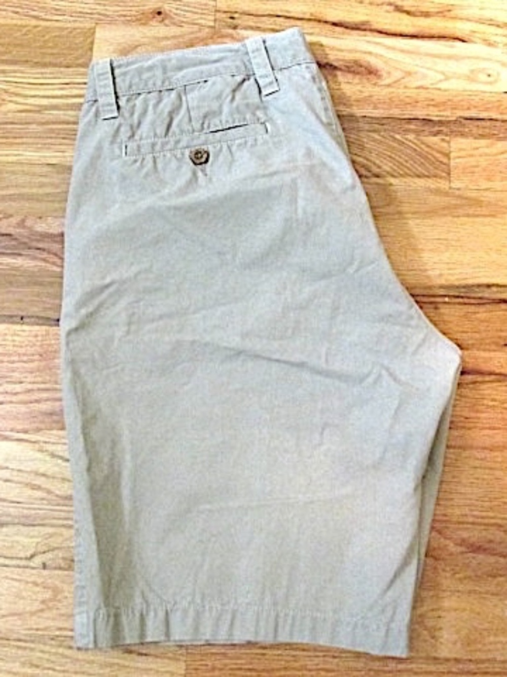 Tailor Vintage Khaki Cotton Shorts, Size 32